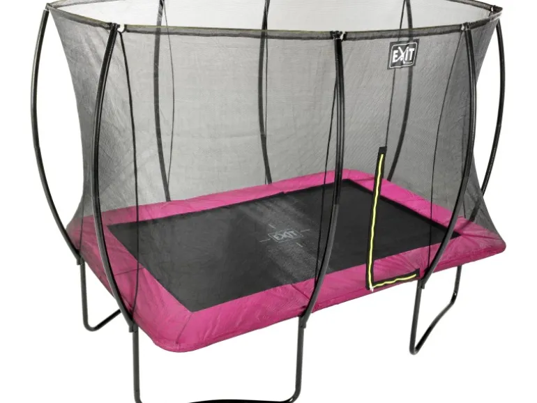 EXIT Silhouette Trampolin 244x366cm - rosa