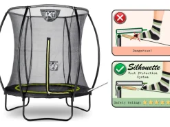 EXIT Silhouette Trampolin D183cm - schwarz