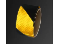 eyepower Reflektor Warnklebeband Schwarz-Gelb 5 x 300 cm Selbstklebend