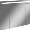 Fackelmann Spiegelschrank LINO Dark Oak 11 cm mit Softclose Türen