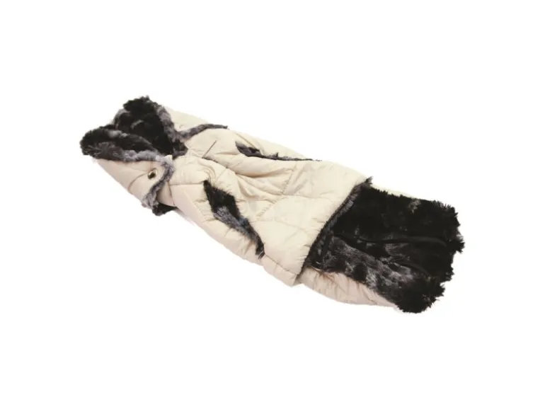 Fashion Dog Steppmantel für Hunde Beige 55 cm