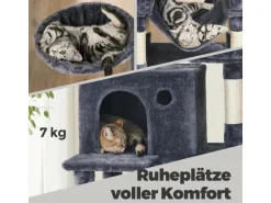Feandrea Kratzbaum 206 cm Rauchgrau