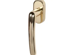 Fenstergriff "Franziska" 4 cm-Stift Messing Poliert