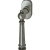 Fenstergriff "Mount Blance" 4 cm Stift Stahlgrau-Geschwärzt