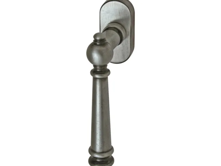 Fenstergriff "Mount Blance" 4 cm Stift Stahlgrau-Geschwärzt