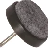 Filzgleiter mit Stift Ø 24 mm 8 Stück Schwarz