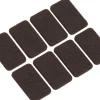 Filzgleiter Selbstklebend 22 mm x 36 mm 8 Stück Braun