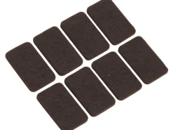 Filzgleiter Selbstklebend 22 mm x 36 mm 8 Stück Braun