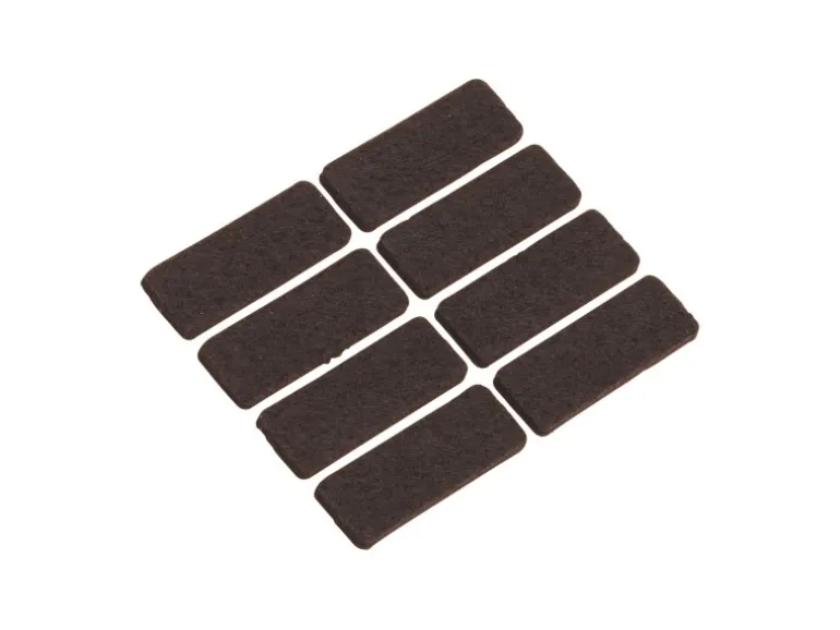 Filzgleiter Selbstklebend 16 mm x 44 mm 8 Stück Braun