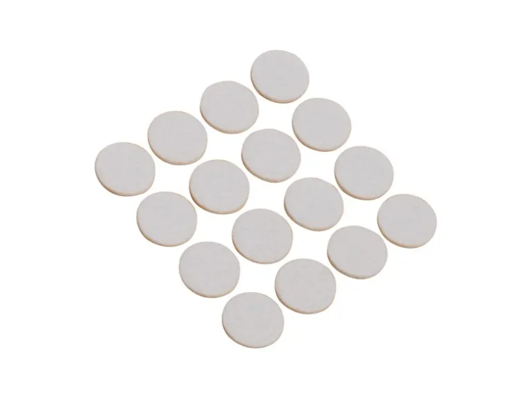 Filzgleiter Selbstklebend Ø 22 mm 16 Stück Weiß