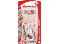Fischer Dübel DuoPower Ø 6 mm x 30 mm RH N K 6 Stück mit Rundhaken
