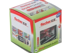 Fischer Dübel DuoPower Ø 8 mm x 40 mm S LD mit Schraube