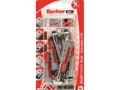 Fischer Dübel DuoPower Ø 10 mm x 50 mm S K 4 Stück mit Sicherheitsschraube