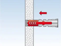 Fischer Duopower 6 x 50 S K Dübel mit Schraube je 4 Stück