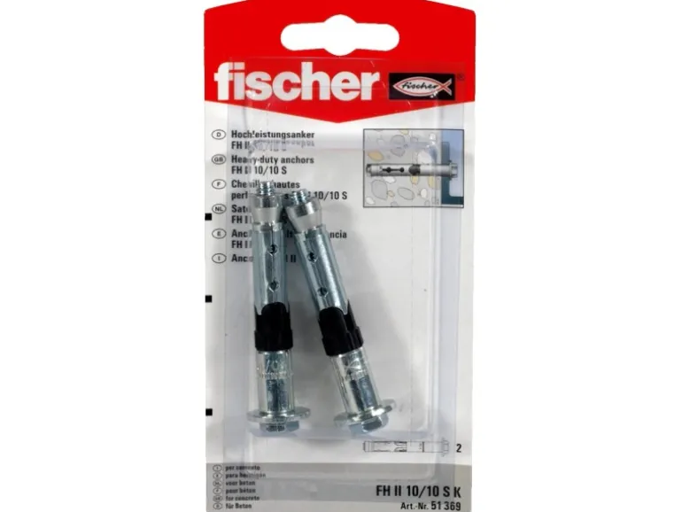 Fischer Hochleistungsanker FH II 10/10 S K (6kt-Schraube) (2 ST)