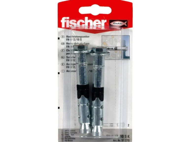 Fischer Hochleistungsanker FH II 12/10 S K (6kt-Schraube) (2 ST)