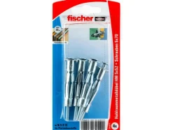 Fischer Hohlraum-Metalldübel HM 5 x 52 SK mit Senkkopfschraube je 4 Stück