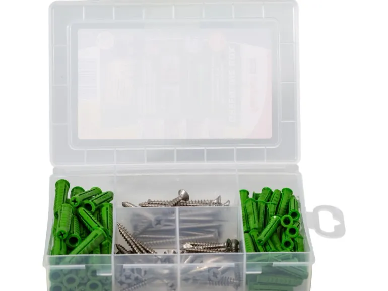 Fischer Meister-Box Rund ums Haus rostfrei + Schraube (120 Teile)