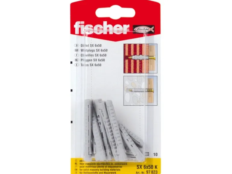 Fischer Spreizdübel SX 6 x 50 K (10 ST)