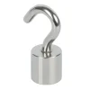 Fix-o-moll Magnethaken Neodym 38 mm x Ø 15 mm Silber 2 Stück