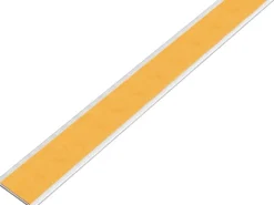Flachstange Selbstklebend Alu Edelstahldesign Hell 15 mm x 2 mm x 1000 mm