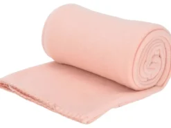 Fleece-Decke 125 cm x 150 cm Rosa