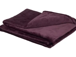 Fleece-Decke Blush Bordeaux Lila 150 cm x 200 cm