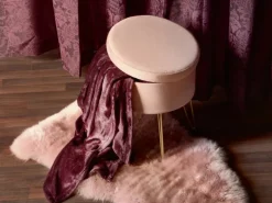 Fleece-Decke Blush Bordeaux Lila 150 cm x 200 cm
