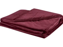 Fleece-Decke Midnight Mystery 150 cm x 200 cm Bordeaux