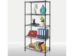 Floordirekt Gitterregal Taranaki Metallregal Entnehmbare Ablagen 75 x 40 x 170 cm