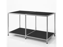 Floordirekt Metallregal Concept Epure MK-016 Sideboard 78 x 40 x 46 cm Schwarz