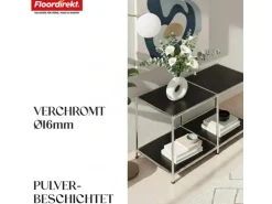Floordirekt Metallregal Concept Epure MK-016 Sideboard 78 x 40 x 46 cm Schwarz