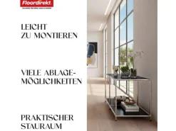 Floordirekt Metallregal Concept Epure MK-016 Sideboard 78 x 40 x 46 cm Schwarz
