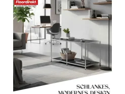 Floordirekt Metallregal Concept Epure MK-016 Sideboard 78 x 40 x 46 cm Schwarz