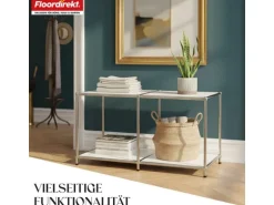 Floordirekt Metallregal Concept Epure MK-016 Sideboard 78 x 40 x 46 cm Weiß