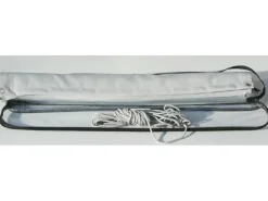 Floracord Balkonverkleidung Silbergrau 75 cm x 300 cm