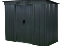 Floraworld Metall-Gerätehaus Anthrazit 2,69 m²