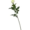 Flower Power Kunstblume Rose 78 cm Weiß