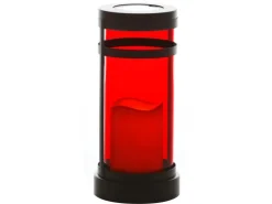 Flower Power LED Outdoor Grablampe Arimo Solar Rot