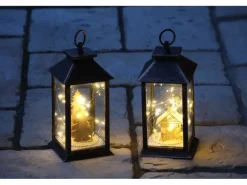 Flower Power LED Outdoor-Laterne Marta
