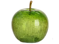 FlowerPower Deko-Apfel Pomo mit LED Ø 16,5 cm x 20,5 cm Hellgrün