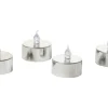 FlowerPower LED Teelichter Riga 4er Set sanft flackernd