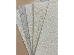 Floxxan Baumwollputz Montana 507 Cellulose Farbe Weiss mit Sand Putz Tapete Flüssigtapete