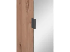 Furn.Design Garderobe Eiche Artisan und Grau 80 cm 3D Lamelle Industrial Madem