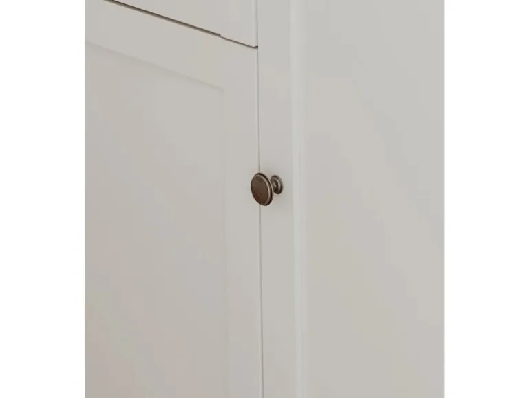 Furn.Design Sideboard Landhaus Weiß Eiche Artisan 180 cm 4-türig Vestland