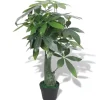 furnicato Künstliche Glückskastanie mit Topf 85 cm Grün