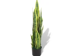 furnicato Künstliche Sansevieria Bogenhanf mit Topf 90 cm Grün