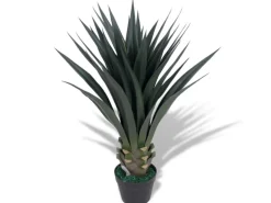 furnicato Künstliche Yucca-Pflanze mit Topf 85 cm Grün