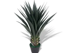 furnicato Künstliche Yucca-Pflanze mit Topf 85 cm Grün