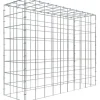 Gabiona C-Ring-Gabione-Anbaukorb Typ 3 80 x 100 x 30 cm Maschenw 10 x 10 cm